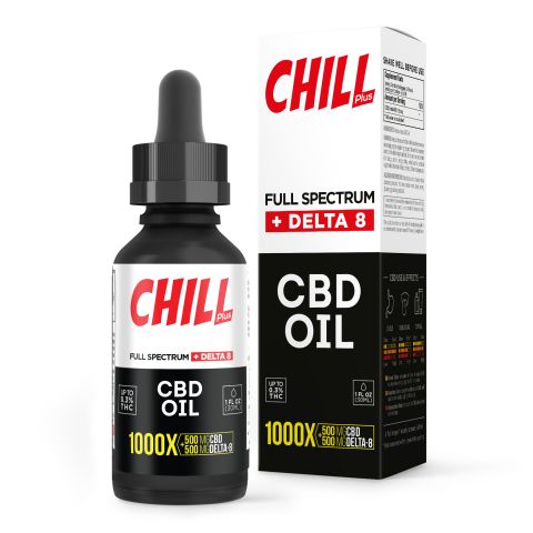 1000mg Delta 8 & Full Spectrum CBD Oil - Thumbnail 2