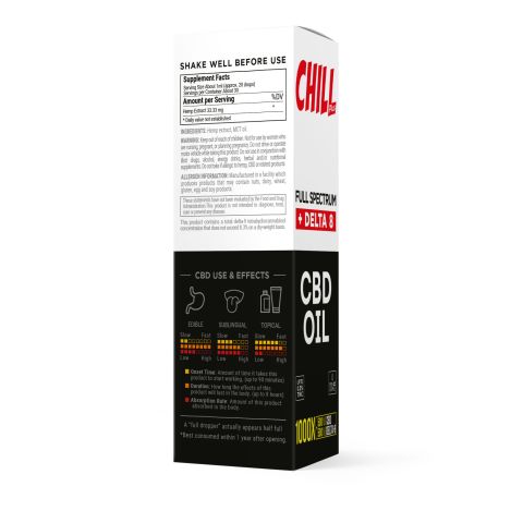 1000mg Delta 8 & Full Spectrum CBD Oil - Thumbnail 3