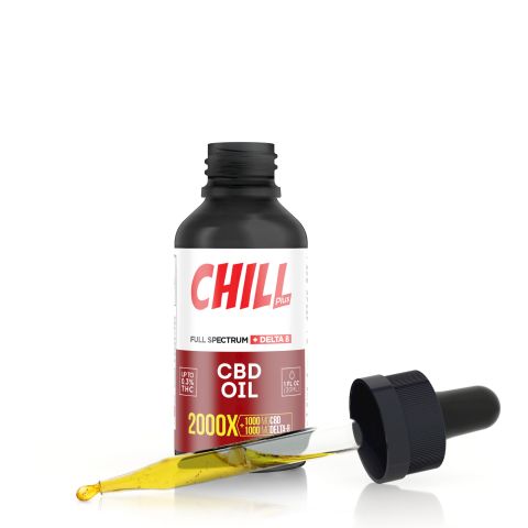 2000mg Delta 8 & Full Spectrum CBD Oil - Thumbnail 1