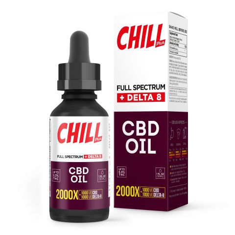 2000mg Delta 8 & Full Spectrum CBD Oil - Thumbnail 2