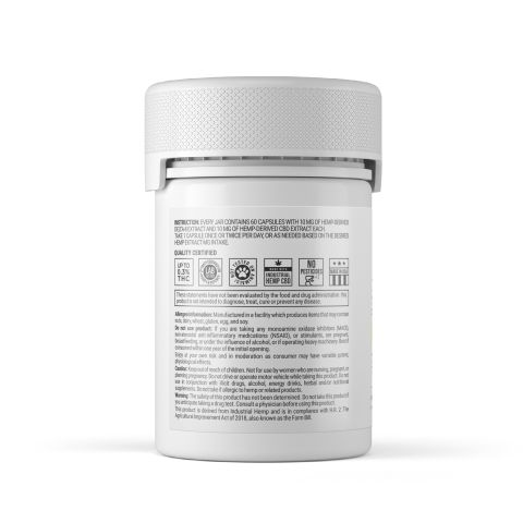 20mg CBD, D8 Capsules - 60ct - Thumbnail 4