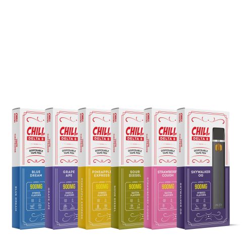D8 Vape Pens Bundle - 900mg - Chill Plus - Thumbnail 1
