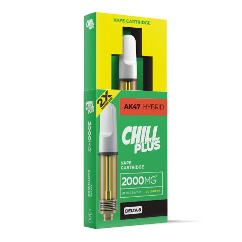 2000mg D8 Vape Cart - AK47 - Hybrid - 2ml  - Thumbnail 2