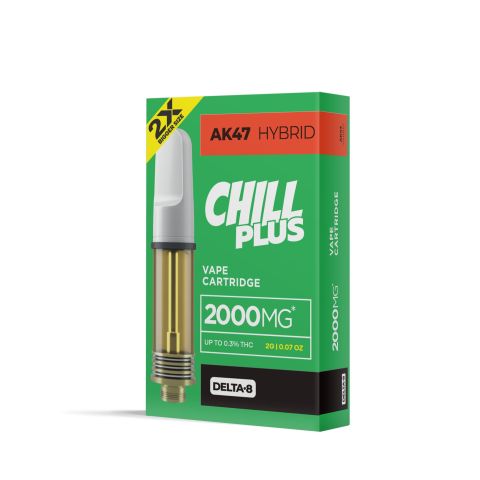 2000mg D8 Vape Cart - AK47 - Hybrid - 2ml  - Thumbnail 3