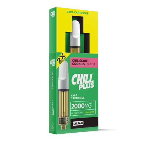 2000mg D8 Vape Cart - Girl Scout Cookies - Indica- 2ml - Thumbnail 2