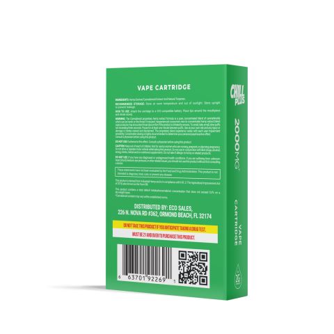 2000mg D8 Vape Cart - Strawberry Amnesia - Sativa - 2ml - Thumbnail 4