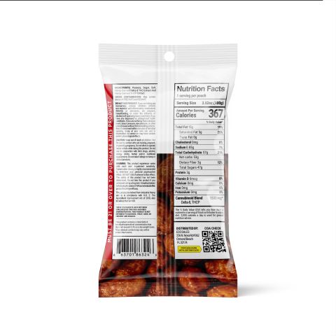 25mg Caramelized Sugar Coated Peanuts - D8, THCP - Thumbnail 3