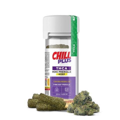 0.5g Tangelo Mini Pre-Rolls with Kief - THCA - 5 Joints - Thumbnail 4