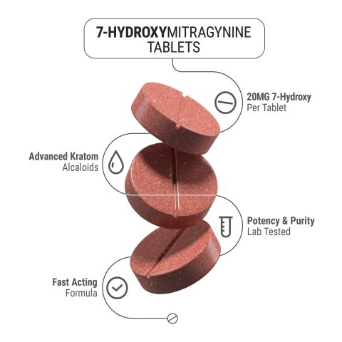 15mg 7-Hydroxy Tablets - Berries - Chill Extreme - Thumbnail 2