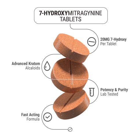 15mg 7-Hydroxy Tablets - Mango - Chill Extreme - Thumbnail 2