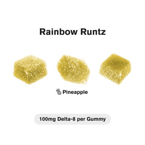 100mg D8 + Live Resin - Rainbow Runtz - Thumbnail 3