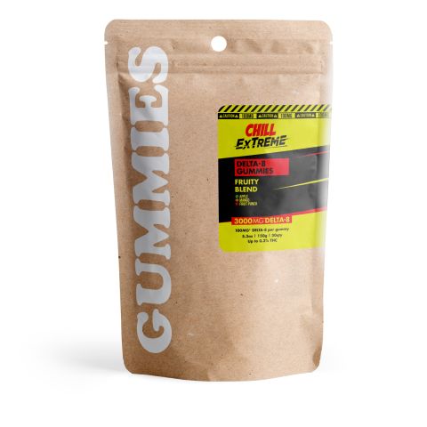 100mg Delta 8 THC Gummies - Fruity Blend - Thumbnail 2