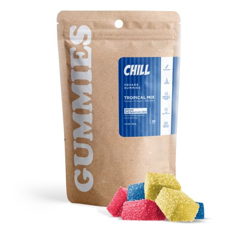 10mg Full Spectrum CBD Gummies - Tropical Mix - Thumbnail 1