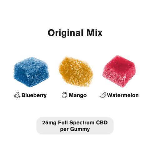 25mg Full Spectrum CBD Gummies - Original Mix - Thumbnail 3