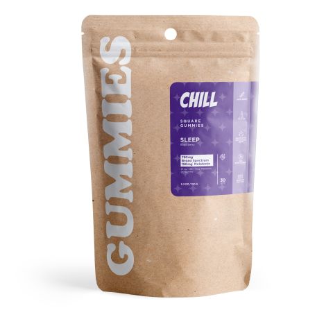 30mg Sleep Gummies - Broad Spectrum CBD, Melatonin - Blackberry - Thumbnail 2