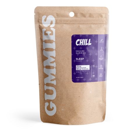 30mg Sleep Gummies - Full Spectrum CBD, Melatonin - Orange - Thumbnail 2