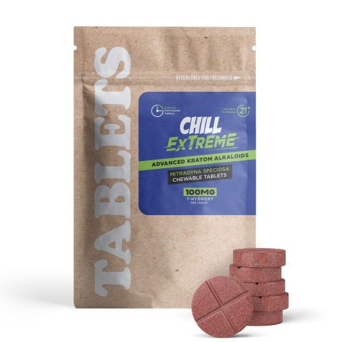 100mg 7-Hydroxy Tablets - Berries - Chill Extreme - Thumbnail 2