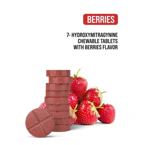 100mg 7-Hydroxy Tablets - Berries - Chill Extreme - Thumbnail 5