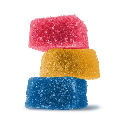 20mg CBD Isolate, D8 Gummies - Delta Force Squares - Thumbnail 1