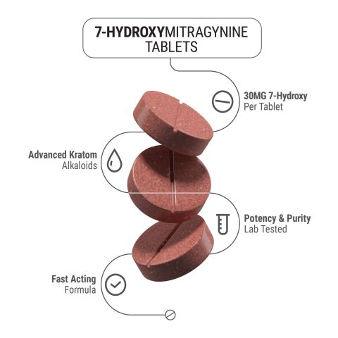 30mg 7-Hydroxy Tablets - Berries - Chill Extreme - Thumbnail 4