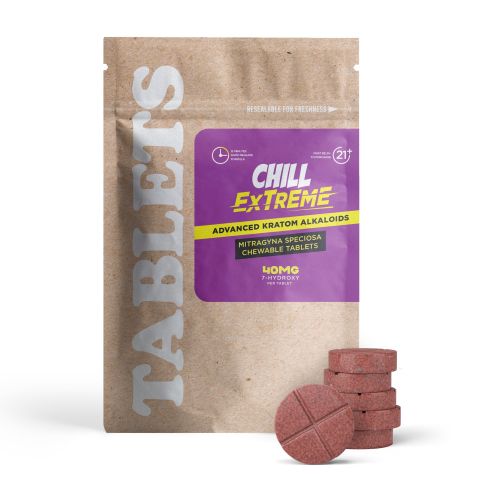 40mg 7-Hydroxy Tablets - Berries - Chill Extreme - Thumbnail 2