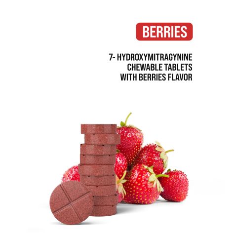 50mg 7-Hydroxy Tablets - Berries - Chill Extreme - Thumbnail 5