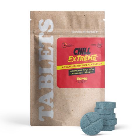 50mg 7-Hydroxy Tablets - Unflavored - Chill Extreme - Thumbnail 2