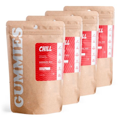 CBD Gummies Bundle - CBD Isolate - Chill - Thumbnail 1