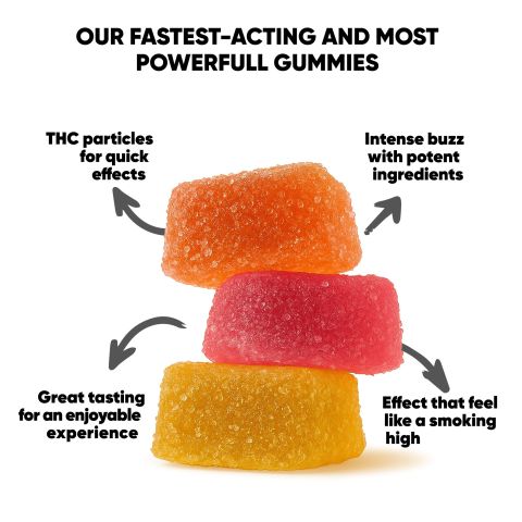 25mg Triple D Blend - D8, D9, D10 - Gummies - Thumbnail 10
