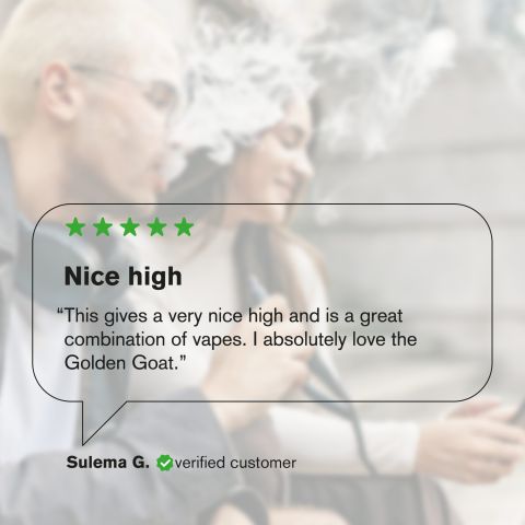 2000mg Delta 8 Vape Pen - Golden Goat - Hybrid - 2ml - Thumbnail 7