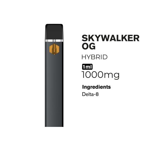 1000mg Delta 8 Vape Pen - Skywalker OG - Hybrid - 1ml - Thumbnail 2