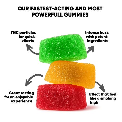 50mg CBD Isolate Gummies - Fruity Mix - Thumbnail 10