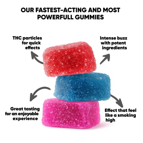 100mg CBD Isolate Gummies - Berries Mix - Thumbnail 10