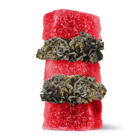 50mg Delta 8 + Live Resin Gummies - Granddaddy Purple - Indica - Thumbnail 1