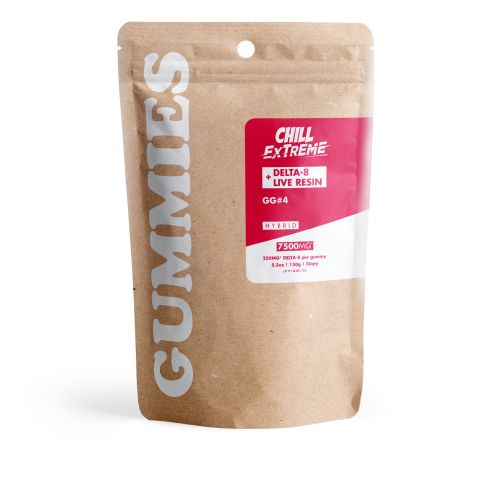 250mg D8 + Live Resin Gummies - GG4 - Hybrid - Thumbnail 3