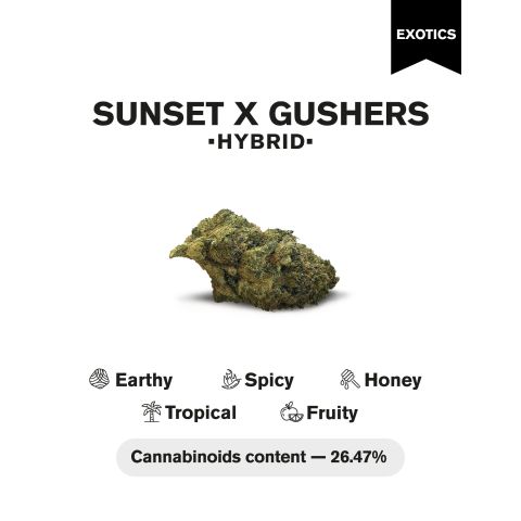 Sunset x Gushers Flower - THCA - Hybrid - Thumbnail 4