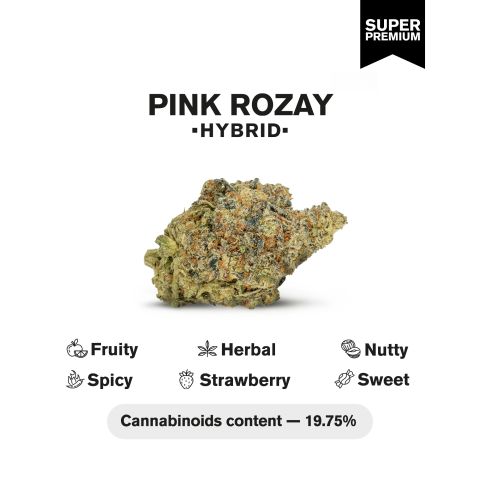 Pink Rozay Flower - THCA - Indica - Thumbnail 5