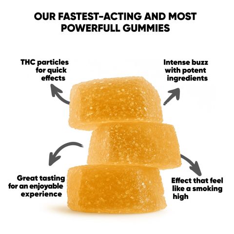 5mg Delta 9 Gummies - Mango - Thumbnail 10