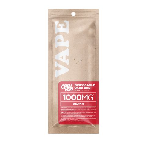 1000mg Delta 8 Vape Pen - Grape Ape - Indica - 1ml - Thumbnail 3