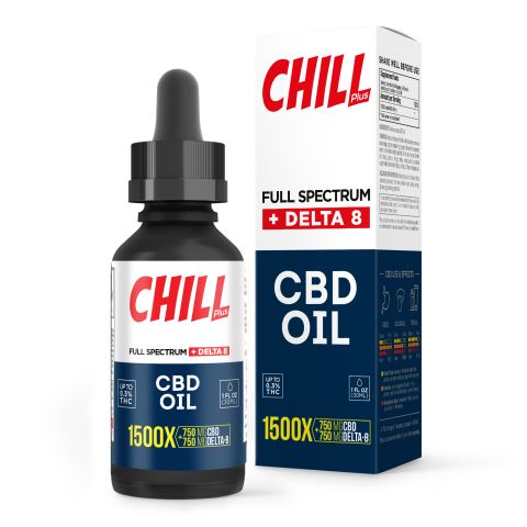 1,500mg D8 & Full Spectrum CBD Oil - Thumbnail 2