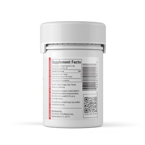 20mg D8 & CBD Isolate Capsules - 60ct - Chill Plus - Thumbnail 9