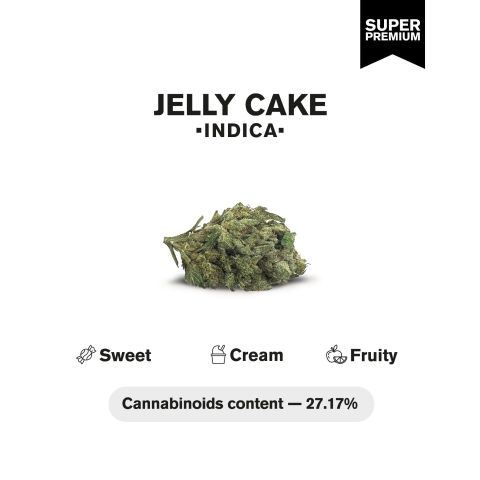 Jelly Cake Flower - THCA - Indica - Thumbnail 4
