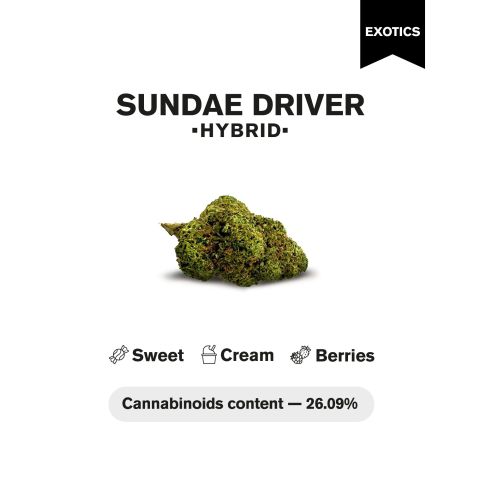 Sundae Driver Flower - THCA - Hybrid - Thumbnail 4