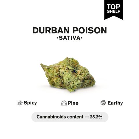 Durban Poison Flower - THCA - Sativa - Thumbnail 5