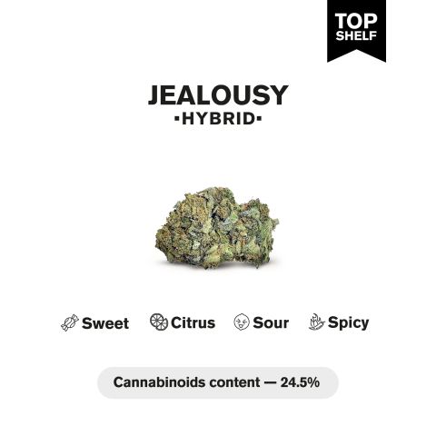 Jealousy Flower - THCA - Hybrid - Thumbnail 5