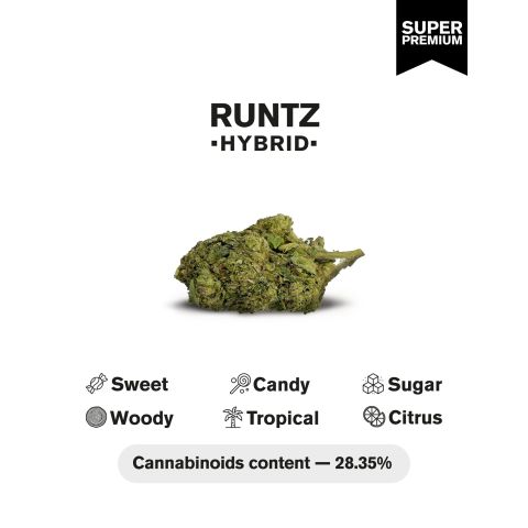Runtz Flower - THCA - Hybrid - Thumbnail 4