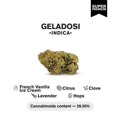Geladosi Flower - THCA - Indica - Thumbnail 4