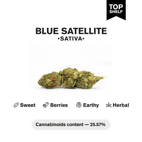 Blue Satellite Flower - THCA - Sativa - Thumbnail 5