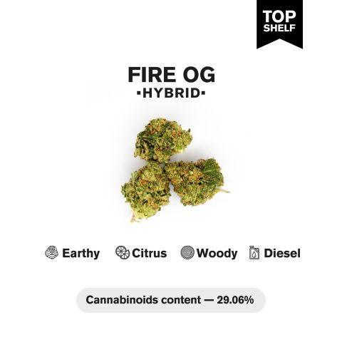 Fire OG Flower - THCA - Hybrid - Thumbnail 5