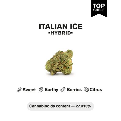 Italian Ice Flower - THCA - Hybrid - Thumbnail 5